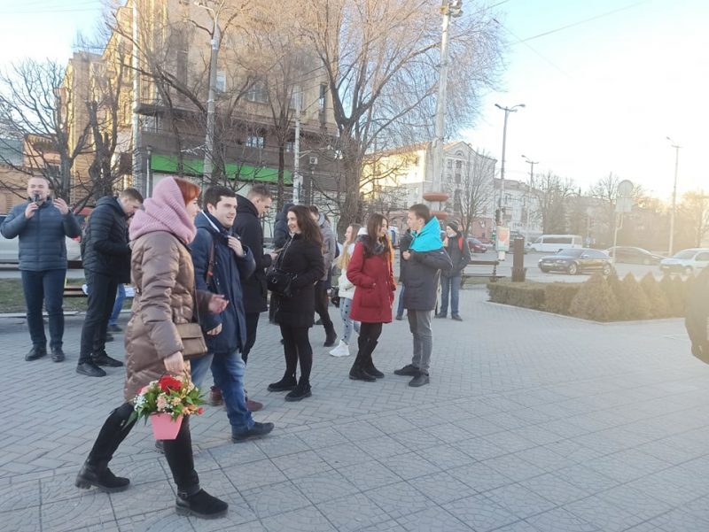 На бульваре Шевченко для молодежи организовали квест